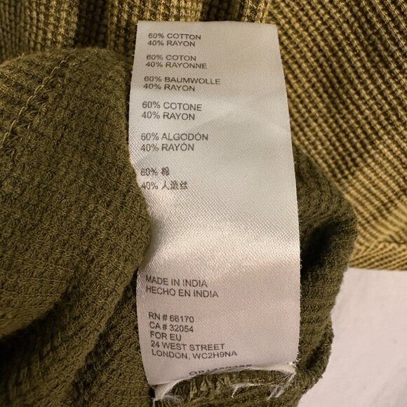 Pilcro Anthropologie Waffle Knit Oversized Dolman Top Women’s Small - Picture 5 of 5